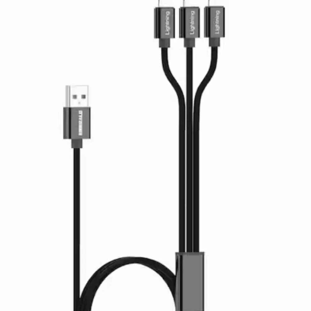 EMERALD 6FT 3IN 1 LIGHTNING TO USB CABLE
